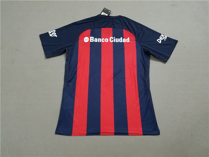 San Lorenzo Home 2018/19 Soccer Jersey Shirt - Click Image to Close
